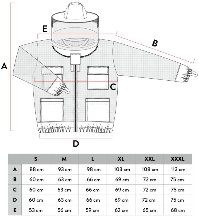 Imkerjacke Air mit Atmungsnetz