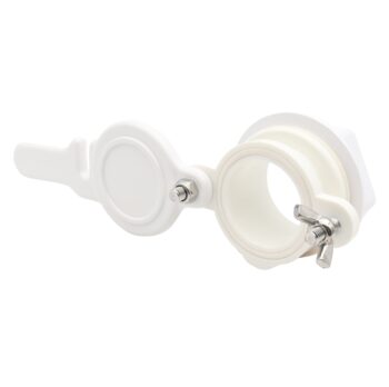 Quetschhahn für Honigeimer 41 mm – robuster Ablaufhahn aus hochwertigem Kunststoff zum sauberen Abfüllen und kontrollierten Auslaufen von Honig. Leicht zu montieren, mit Innengewinde Ø 41 mm und Außengewinde Ø 47 mm. Inklusive Kunststoff-Kontermutter sowie Verschluss mit verlängerter Führung und Federdruck für präzises Dosieren. Ideal für Imkerei und Honigverarbeitung.