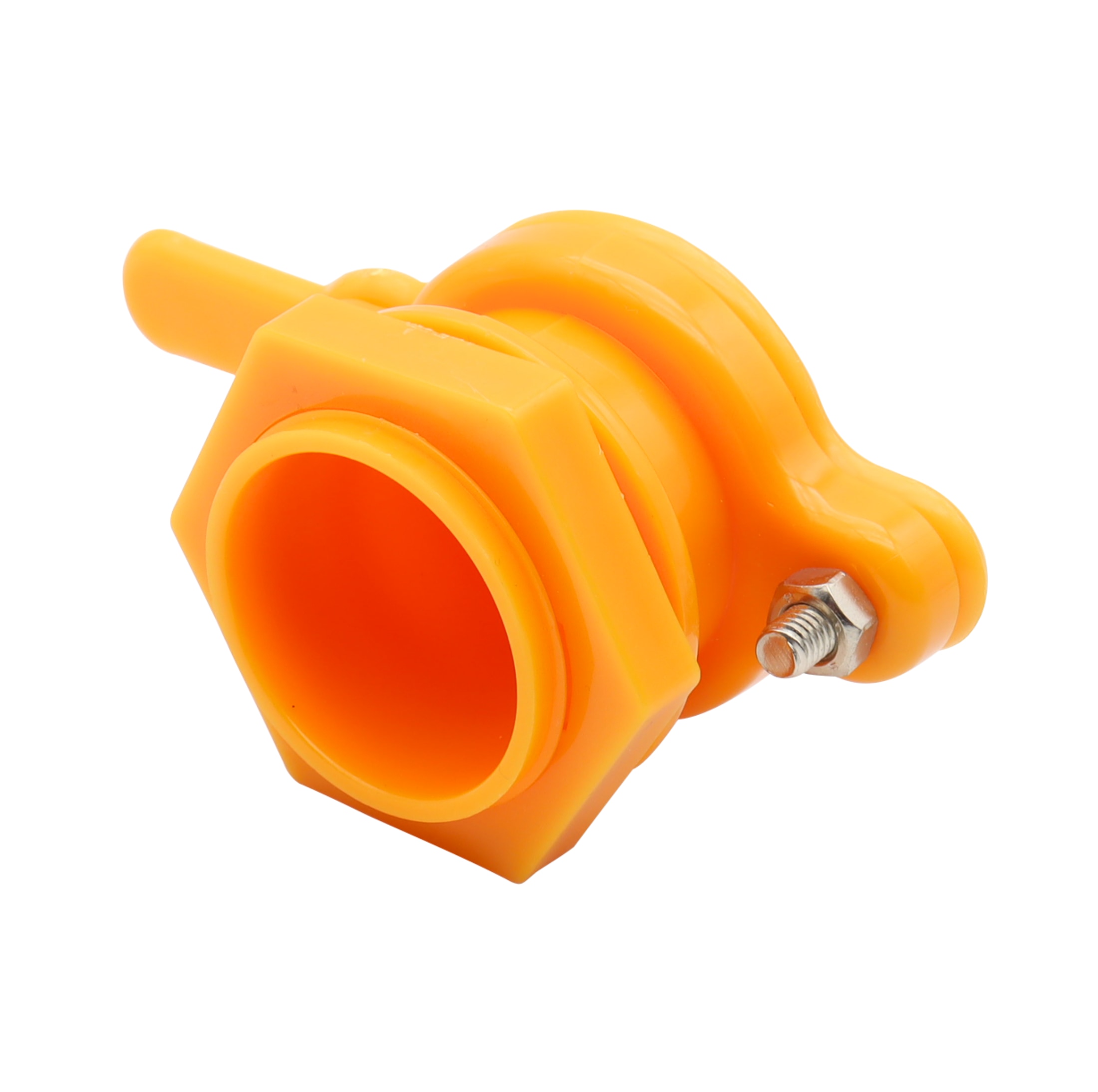 Quetschhahn für Honigeimer 38 mm – ideal zum sauberen Abfüllen und kontrollierten Auslaufenlassen von Honig. Der Ablaufhahn ist leicht zu montieren und wird inklusive Kunststoff-Kontermutter geliefert. Dank des Verschlusses mit verlängerter Führung und Federdruck lässt sich der Honig präzise dosieren. Hergestellt aus robustem Kunststoff, mit Innengewinde Ø 38 mm und Außengewinde Ø 43 mm – perfekt für gängige Honigeimer.