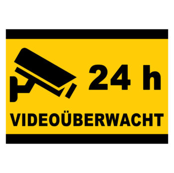 Schild Videoüberwacht