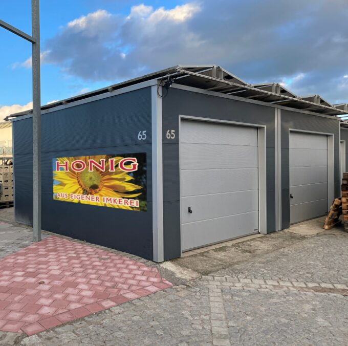 Werbebanner Honig aus Eigener Imkerei