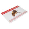 Werbeschild Vorsicht Bienen Schild Imkerei Bienen