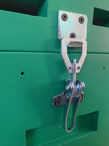 Kastenverschluss aus Edelstahl für Beuten Zargen Honig Imkerei Bienen