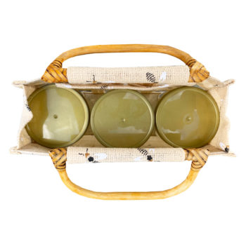 Geschenktasche für Honiggläser 500gr. Tasche Geschenk Gläser Imkerei Bienen