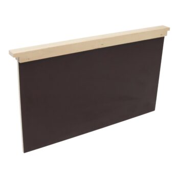 Deutsch Normal Einengschied Rähmchen, geeignet für Deutsch Normal Beuten & Magazine sowie passend zu unseren Deutsch Normal Ganzzargen, Oberträger 422 mm, Schiedlänge 363 mm, Gesamthöhe 219 mm, sofort einsatzbereit, Made in Germany, Abbildung ähnlich.