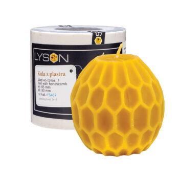 Kerzengießform Kugel mit Wabenmuster zur Herstellung von Kerzen Kerzenformen Bienenwachs Kerzen Silikonformen Imkerei Bienen Weihnachten Ostern Deko runde Kerze Kugelkerze gravierte Kerze Waben Motiv