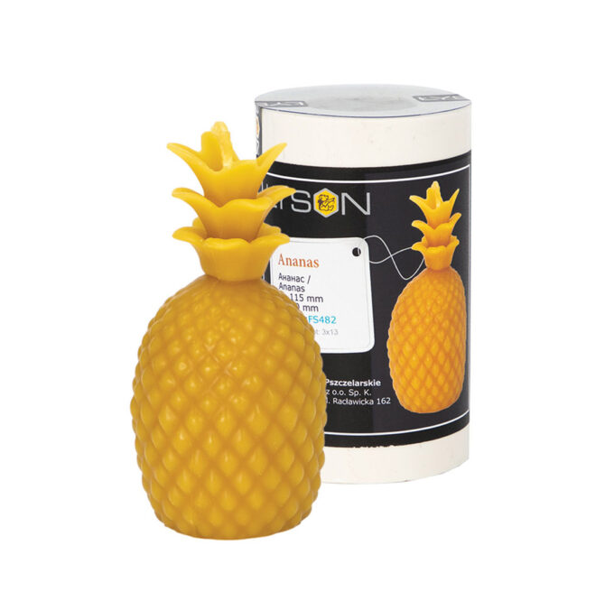 Kerzengießform Ananas zur Herstellung von Kerzen Kerzenformen Bienenwachs Kerzen Silikonformen Imkerei Bienen Ostern Weihnachten Pineapple Deko Frucht Früchte