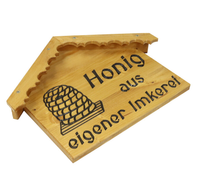 Honig aus eigener Imkerei Holzschild Werbeschild