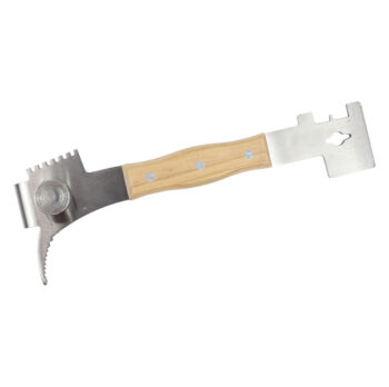 Stockmeißel Pro mit Wabenheber und Holzgriff