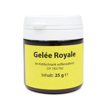 Gelée Royale 25 gr Feinkost, gesundheitliche Vorteile, Königinnenzucht Nahrungsergänzungsmittel Naturprodukt aus Futtersaftdrüsen der Bienen Biene Imker Imkerei