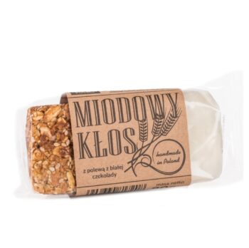 Honig Müsli Riegel mit weißer Schokolade 80 gr Powerriegel Sesamriegel Snack für zwischendurch Trockenfrüchte weiße Schokolade Granolabar Granola Bar