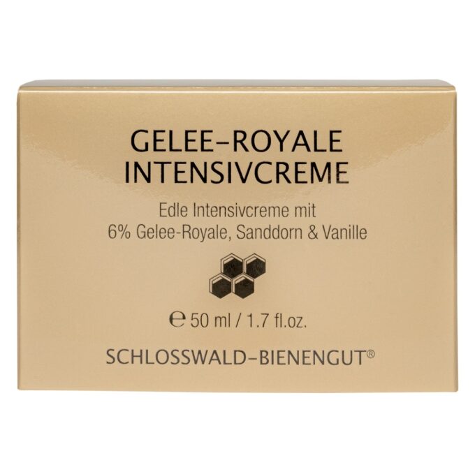 Schloßwald-Bienengut Gelée Royale Intensivcreme 50 ml Intensive Gesichtscreme mit Gelée Royale Bienenkosmetik Naturkosmetik Creme für sehr trockene Haut