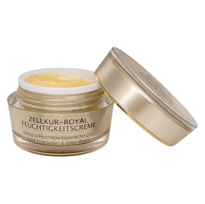 Schloßwald-Bienengut Zellkur-Royal Feuchtigkeitscreme 50 ml_5 Intensive Gesichtscreme mit Gelée Royale Bienenkosmetik Naturkosmetik Feuchtigkeitscreme mit Apfel und Orange