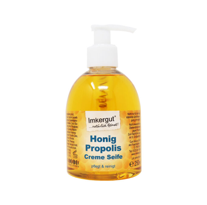 Imkergut Honig Propolis Creme Seife 250 ml zur Körperpflege geeignet