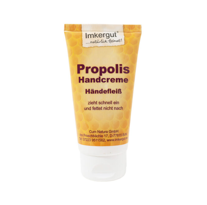 Imkergut Handcreme mit Propolis Händefleiß 75 ml Cum Natura Propolishandcreme Handcreme für rissige Haut