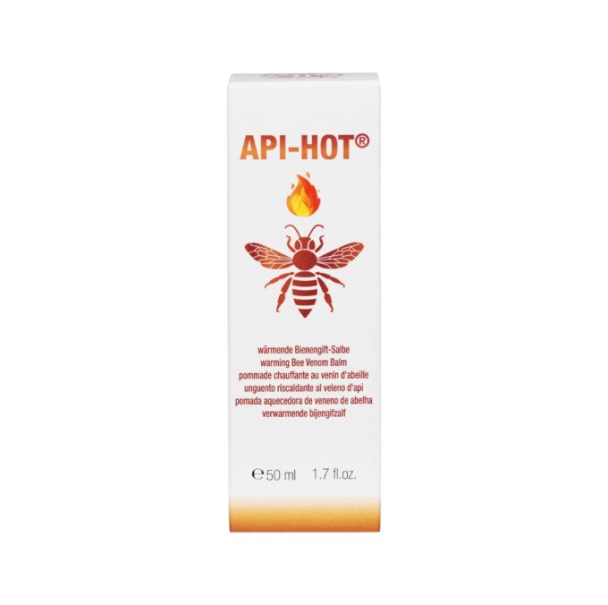 Schloßwald-Bienengut API-HOT® wärmende Bienengift-Salbe 50 ml Regeneration für Muskeln und Gelenke Kräuterölsalbe Bienenkosmetik Naturkosmetik Salbe gegen Verspannungen