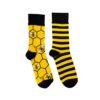 Socken mit Bienenmuster Geschenk für Imker Geschenk für Imkerinnen Bienensocken Weihnachtsgeschenk für Imker Weihnachtsgeschenk für Bienenliebhaber zwei verschiedene Socken