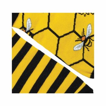 Socken mit Bienenmuster Geschenk für Imker Geschenk für Imkerinnen Bienensocken Weihnachtsgeschenk für Imker Weihnachtsgeschenk für Bienenliebhaber zwei verschiedene Socken