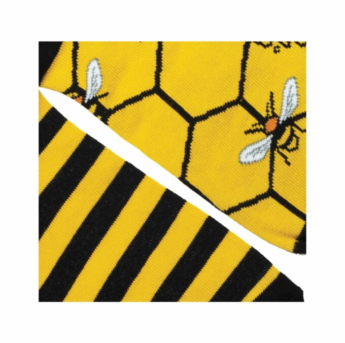 Socken mit Bienenmuster Geschenk für Imker Geschenk für Imkerinnen Bienensocken Weihnachtsgeschenk für Imker Weihnachtsgeschenk für Bienenliebhaber zwei verschiedene Socken