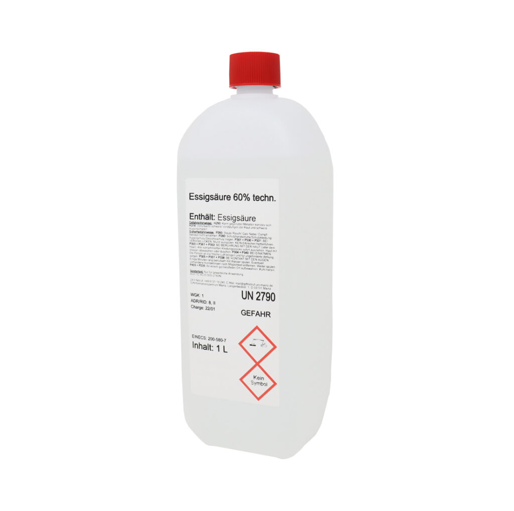 Essigsäure 60 (1 Liter) zur Reinigung günstig kaufen Biene24