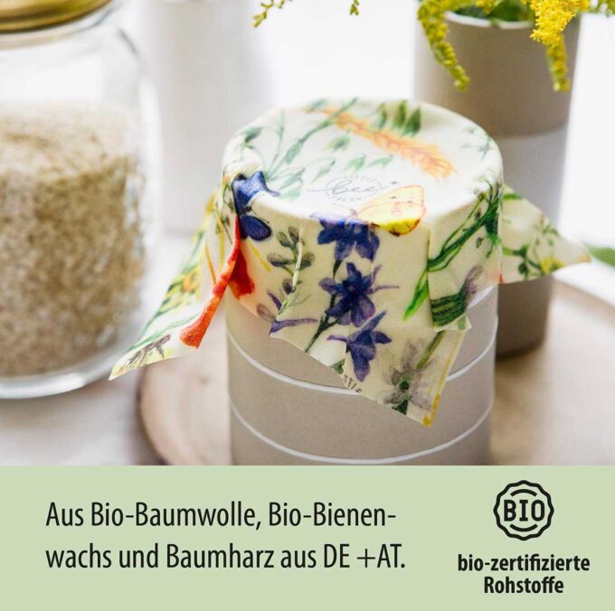 Bienenwachstücher 3er Set Bienentraum aus Bio