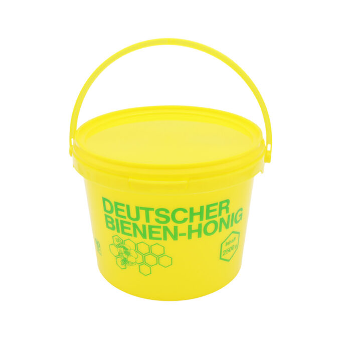 Honigeimer Eimer Lebensmitteleimer 2.5 oder 2,5 Liter für Lebensmittel Honig Waldhonig