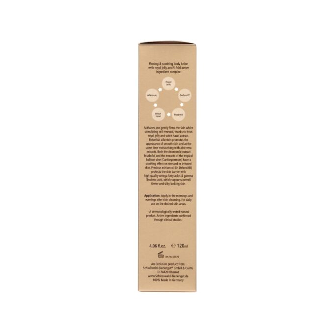 Schloßwald Bienengut Körperlotion Lotion Royal Bodylotion mit Gelée Royale straffende Bodylotion
