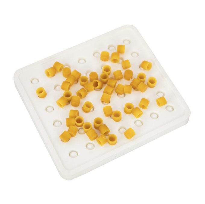Silikonform Weiselnäpfchen für Königinnenzucht (42 Stück)