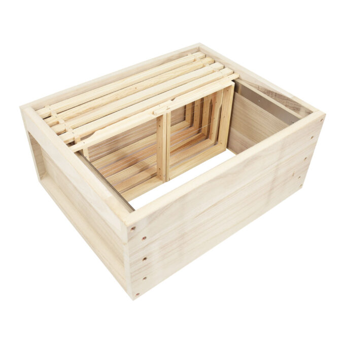 Steckrähmchen Zander Mini Plus für die Königinnenzucht 268 X 220 mm doppelt