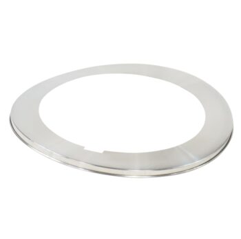 Abdeckring aus Edelstahl für Wachsschmelztopf (12 Liter) – zur sauberen Abdeckung des Wasserbads beim Wachsschmelzen. Verhindert zuverlässig Tropfen und Verschütten. Außendurchmesser 37,5 cm, Innendurchmesser 29,3 cm. Hygienisch, robust und leicht zu reinigen.