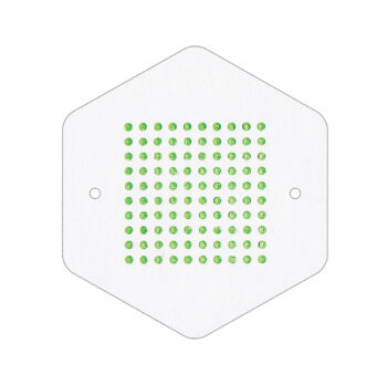 Königinnen Zeichenplättchen Opalith 5 Farben mit Kleber zum markieren für Imker und Imkerei Königinnenzucht Grün 100x