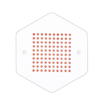 Königinnen Zeichenplättchen Opalith 5 Farben mit Kleber zum markieren für Imker und Imkerei Königinnenzucht Rot