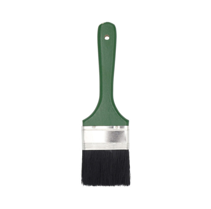 Der Flachpinsel für Beutenfarben 6 cm eignet sich ideal für Beutenanstriche in der Imkerei und sorgt für gleichmäßige, saubere Ergebnisse auf Holzoberflächen. Mit robusten Nylonborsten und ergonomischem Holzstiel ist er langlebig, präzise und komfortabel in der Anwendung.