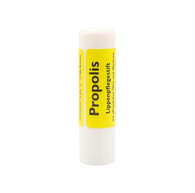 Pflege und schütze deine Lippen mit dem natürlichen Propolis Lippenpflegestift. Mit Propolis, pflegenden Pflanzenölen sowie Candelilla- und Bienenwachs spendet er intensive Feuchtigkeit, schützt vor Austrocknung und hinterlässt geschmeidig-zarte Lippen – ganz ohne künstliche Zusätze.