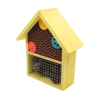 Das Insektenhotel Willie bietet Wildbienen, Käfern und anderen Nützlingen ein sicheres Zuhause und fördert natürliche Bestäubung und Schädlingskontrolle im Garten. Ideal für Balkon, Terrasse oder Garten und vollständig mit organischen Materialien gefüllt für nachhaltigen Artenschutz.