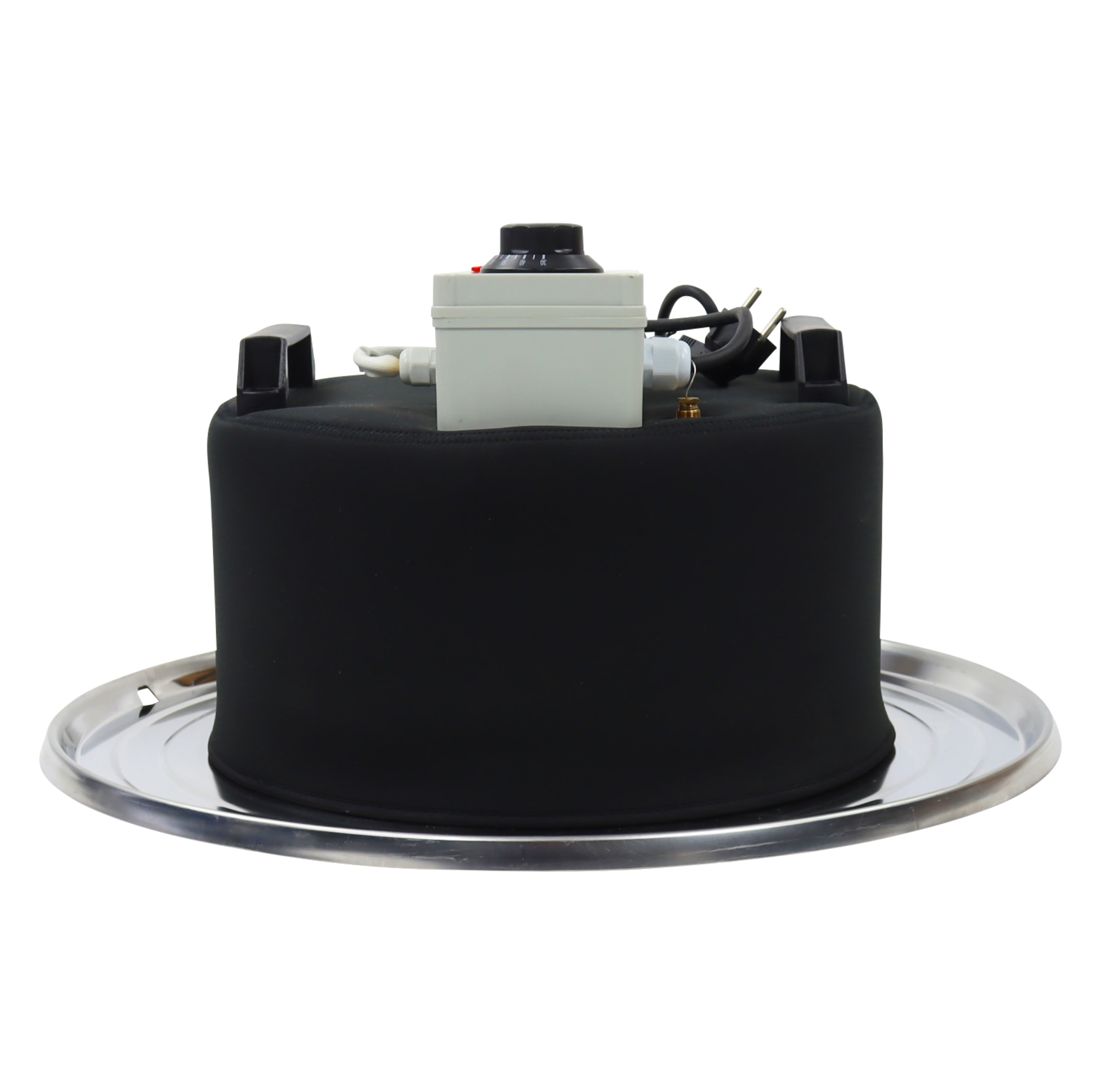 Der Entdeckelungswachsschmelzer Pro ermöglicht die effiziente und honigschonende Trennung von Deckelwachs und Honig dank integrierter Heizung und Umluftventilator im Deckel. Gleichmäßige Temperaturen verhindern Überhitzung und sichern höchste Honigqualität. Geeignet für bis zu 18 Normalmaß- oder 16 Zander-Rähmchen sowie ideal zum Auftauen von kandiertem und Melezitosehonig. Robuste Edelstahlkonstruktion mit Thermostatregelung von 30–110 °C für den professionellen Imkereinsatz.