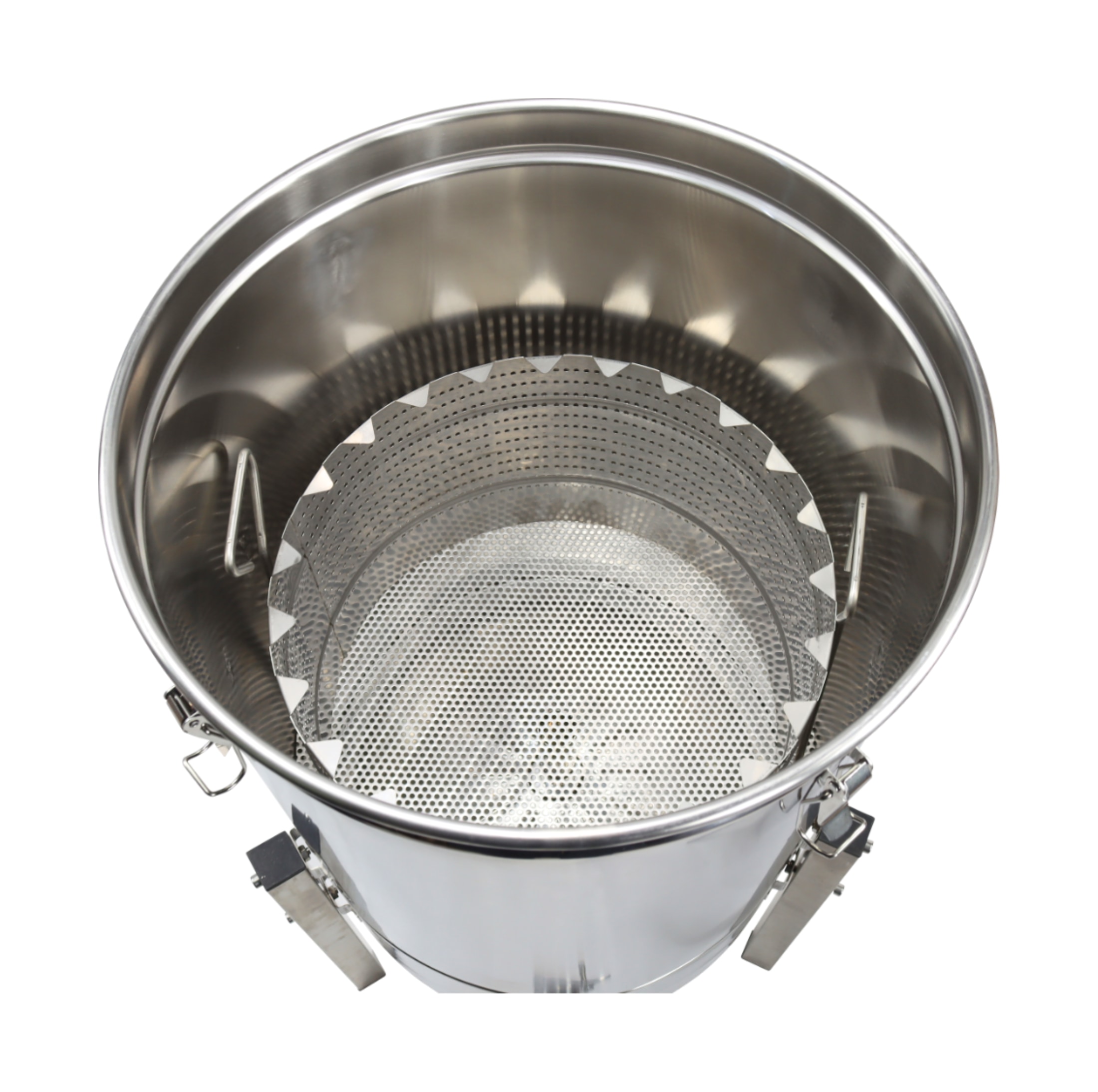 Der Entdeckelungswachsschmelzer Pro ermöglicht die effiziente und honigschonende Trennung von Deckelwachs und Honig dank integrierter Heizung und Umluftventilator im Deckel. Gleichmäßige Temperaturen verhindern Überhitzung und sichern höchste Honigqualität. Geeignet für bis zu 18 Normalmaß- oder 16 Zander-Rähmchen sowie ideal zum Auftauen von kandiertem und Melezitosehonig. Robuste Edelstahlkonstruktion mit Thermostatregelung von 30–110 °C für den professionellen Imkereinsatz.