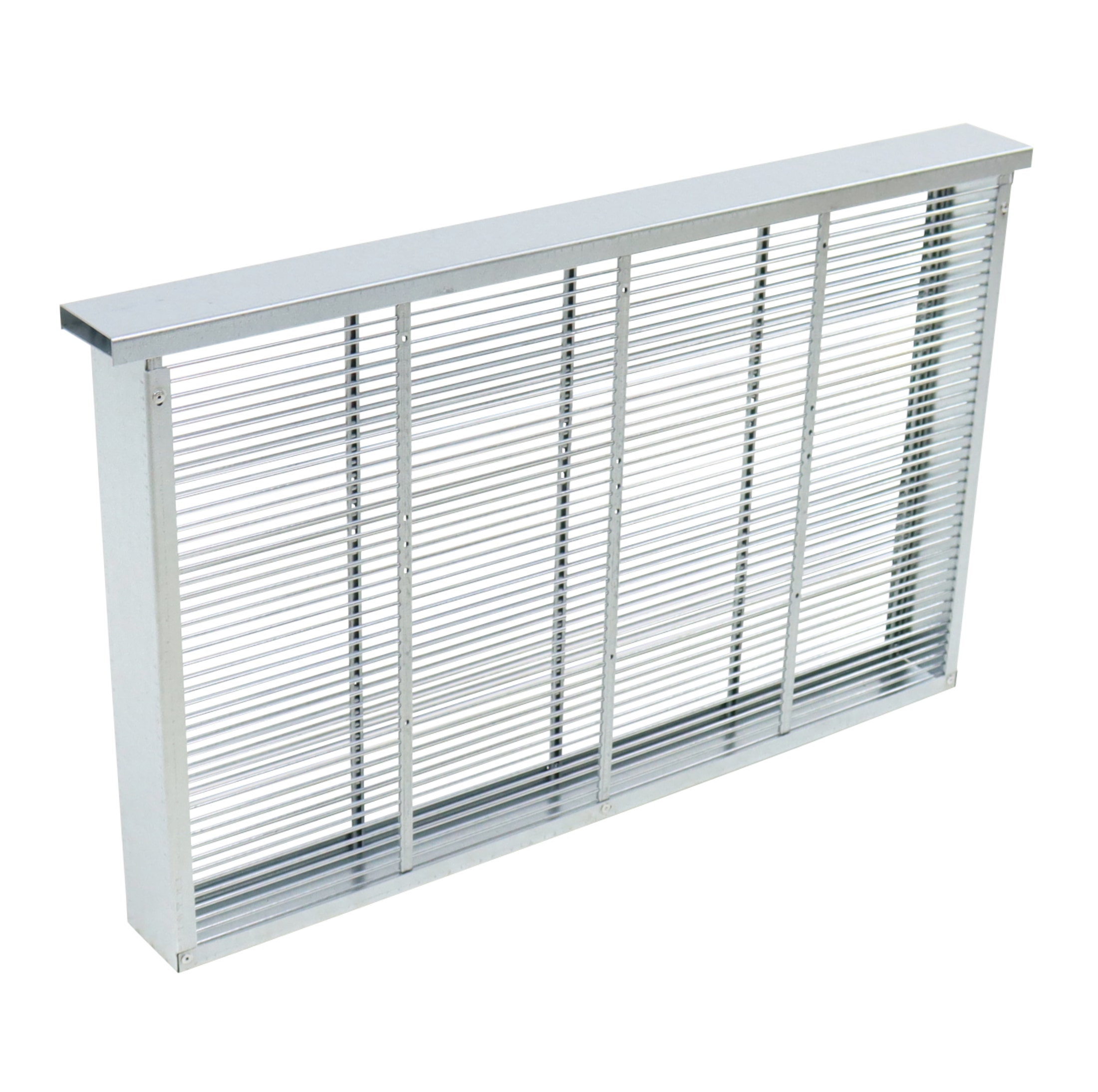 Dadant US Bannwabentasche für 1 Rähmchen aus verzinktem, robustem und bienenfreundlichem Material. Geeignet für Rähmchen mit Hoffmann- oder geraden Seiten, ideal zur Königinnenzucht, Schwarmkontrolle und medikamentenfreien Varroabehandlung. Begrenzt die Königin auf eine Wabe, reduziert Rückstände im Honig und fördert die Bienengesundheit. Leicht zu reinigen, Maße: 480 × 295 × 48 mm, passend für Dadant US Brutraumrähmchen.