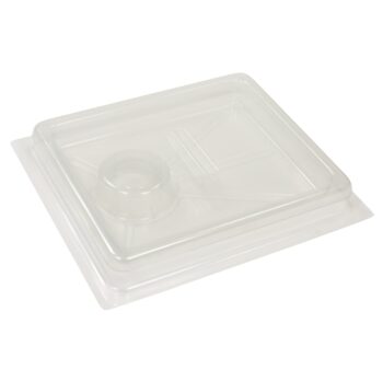 Transparenter Futtertrog mit Deckel für flüssiges Bienenfutter. Der leichte und lebensmittelgeeignete Kunststoff ermöglicht eine hygienische Fütterung und eine schnelle Kontrolle des Futterstands. Mit abnehmbarem Innendeckel zum Schutz vor Ertrinken der Bienen und einer Füllmenge von ca. 3 Litern. Geeignet für größere Bienenbeuten ohne Falz. Maße 49 x 41,5 x 5,5 cm. Ideal für eine einfache und sichere Bienenfütterung in der Imkerei.