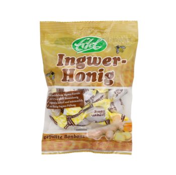 Ingwer Honig Bonbons 90 g von Edel mit echtem Honig und natürlichem Ingwerextrakt. Wohltuende Halsbonbons mit würziger Schärfe und milder Süße für die Erkältungszeit.